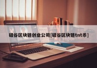 硅谷区块链创业公司[硅谷区块链tnt币]